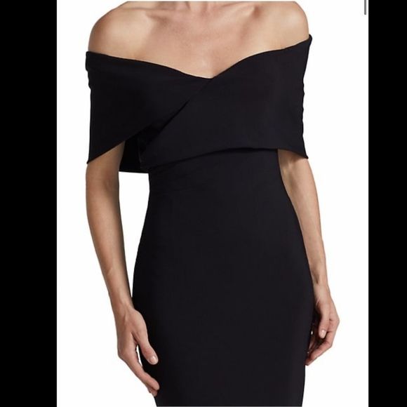 Chiara Boni La Petite Robe Benje Stretch Jersey Fishtail Gown Size US2 $995 - Picture 2 of 10